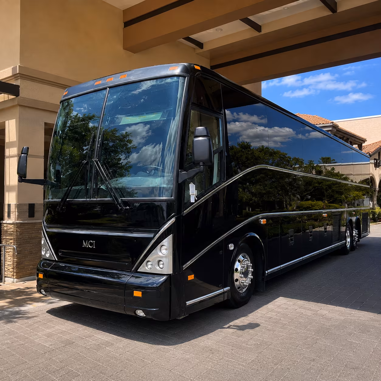 ada accessible government military bus rentals in clearwater florida