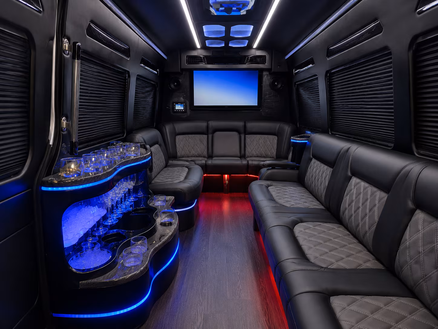 bus rental options for clearwater trips