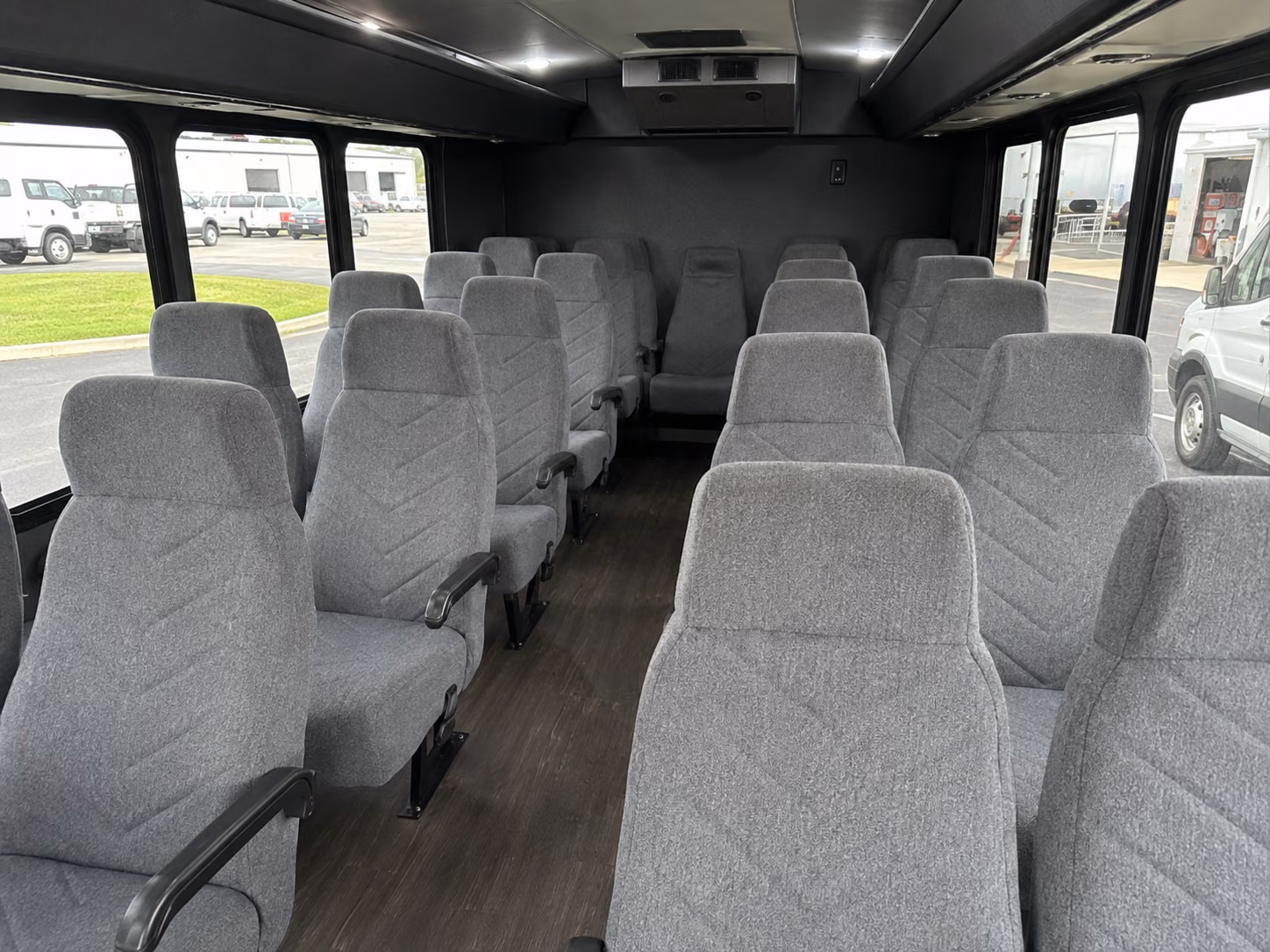 clearwater 18 passenger minibus inside