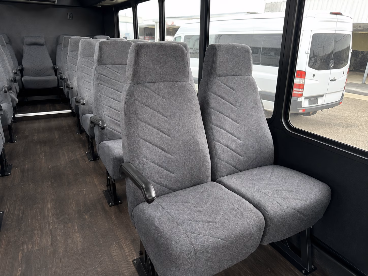clearwater 18 passenger minibus interior
