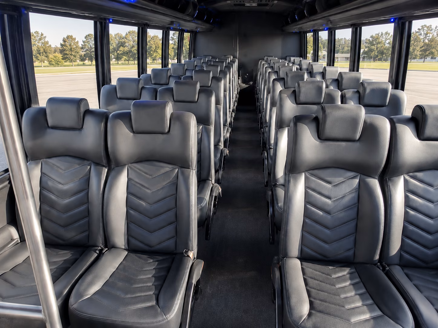 clearwater 20 passenger minibus inside
