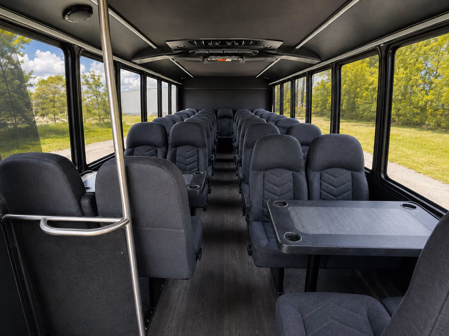 clearwater 20 passenger minibus interior