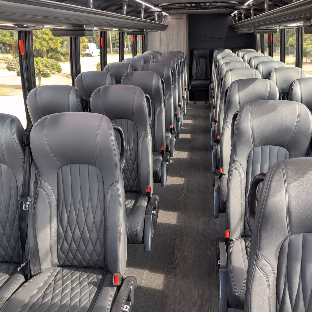 clearwater 28 passenger minibus inside
