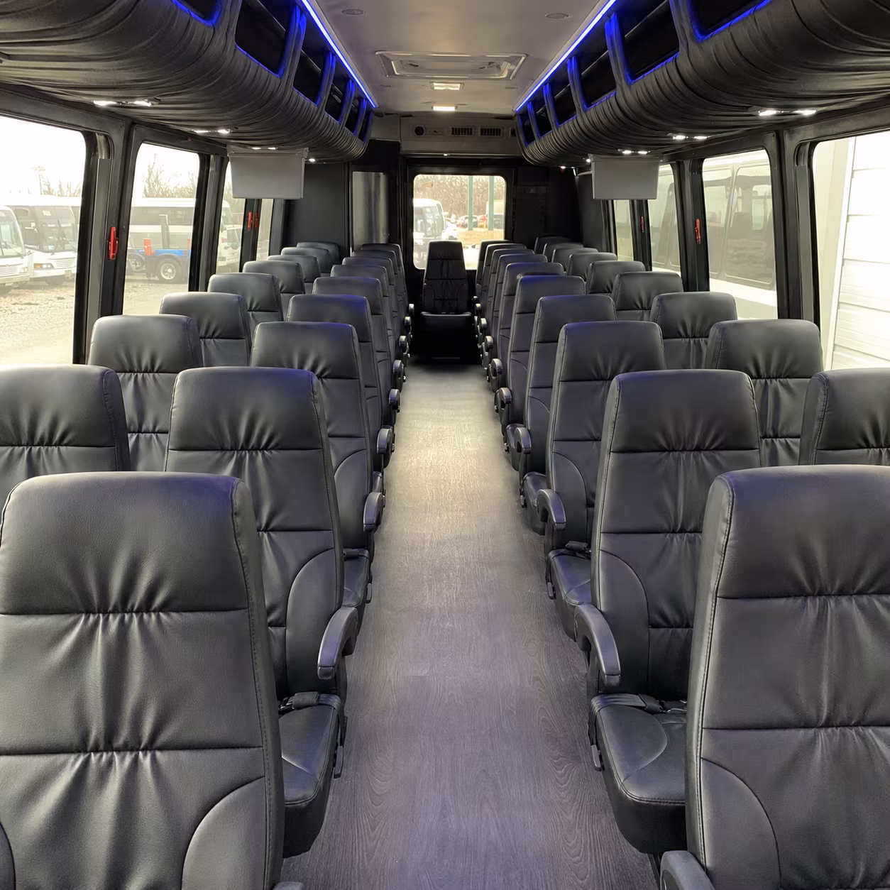clearwater 30 passenger minibus interior