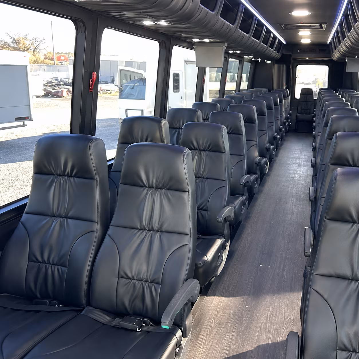 clearwater 35 passenger minibus inside