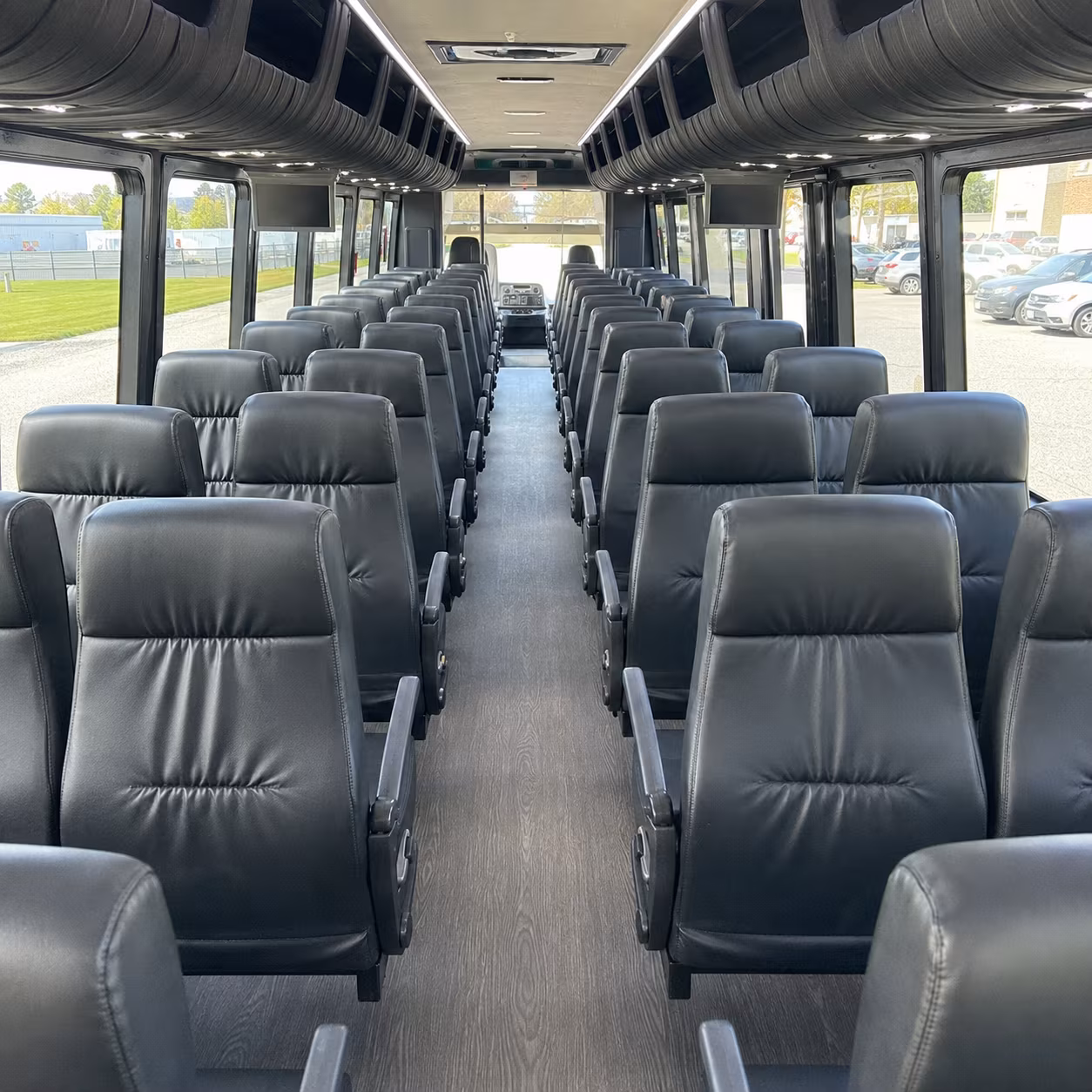clearwater 35 passenger minibus interior