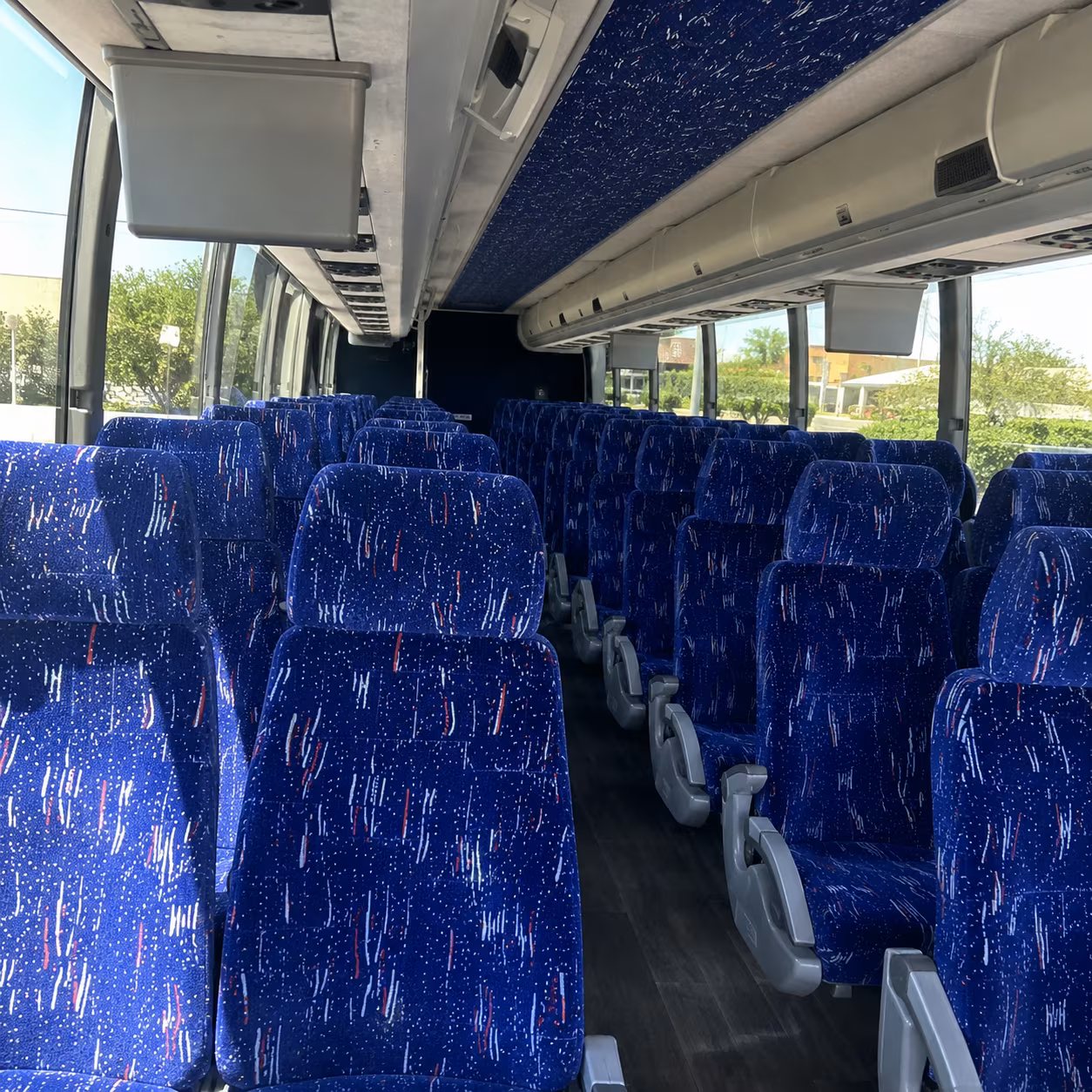 clearwater 56 passenger charter bus interior