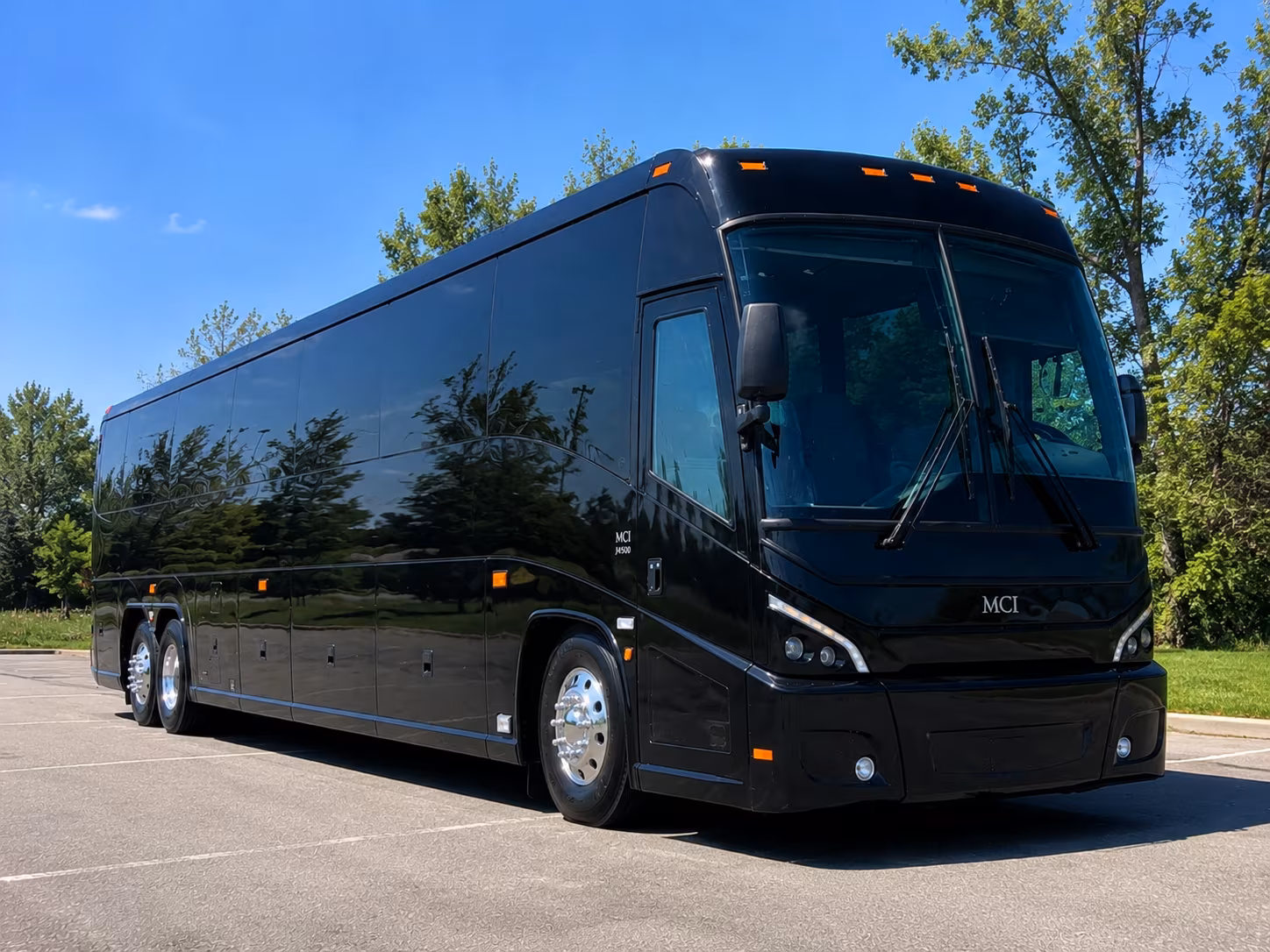 clearwater 56 passenger charter bus