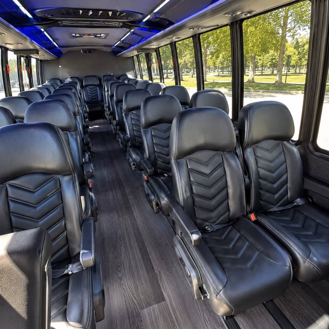 clearwater concert transportation onboard seating