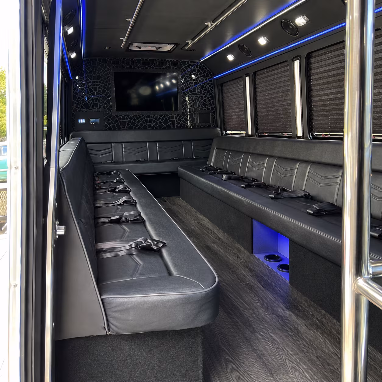 clearwater holiday party bus rental