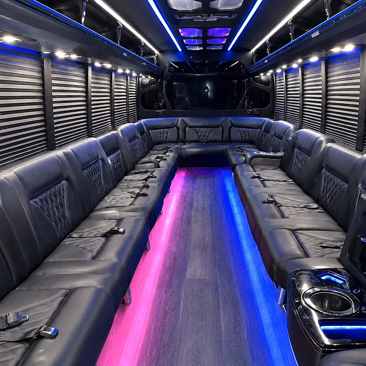 clearwater party bus inside