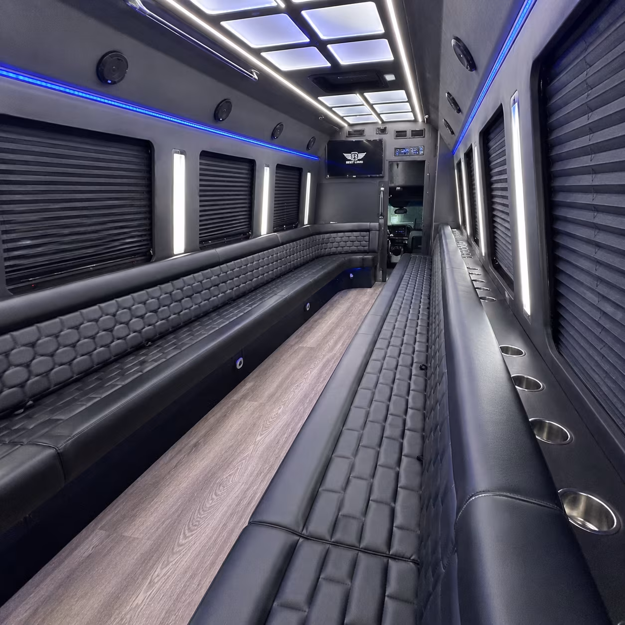 clearwater party bus interior